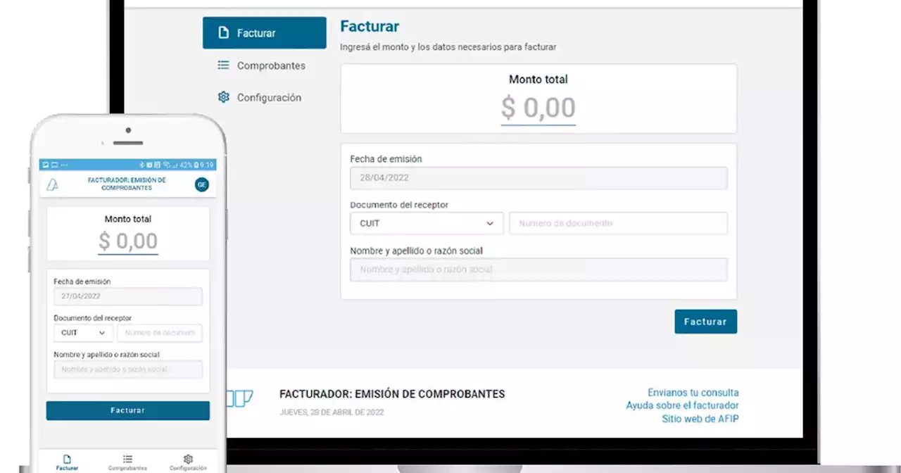 Monotributistas: cómo funciona el nuevo facturador que habilitó Afip | Negocios | La Voz del Interior