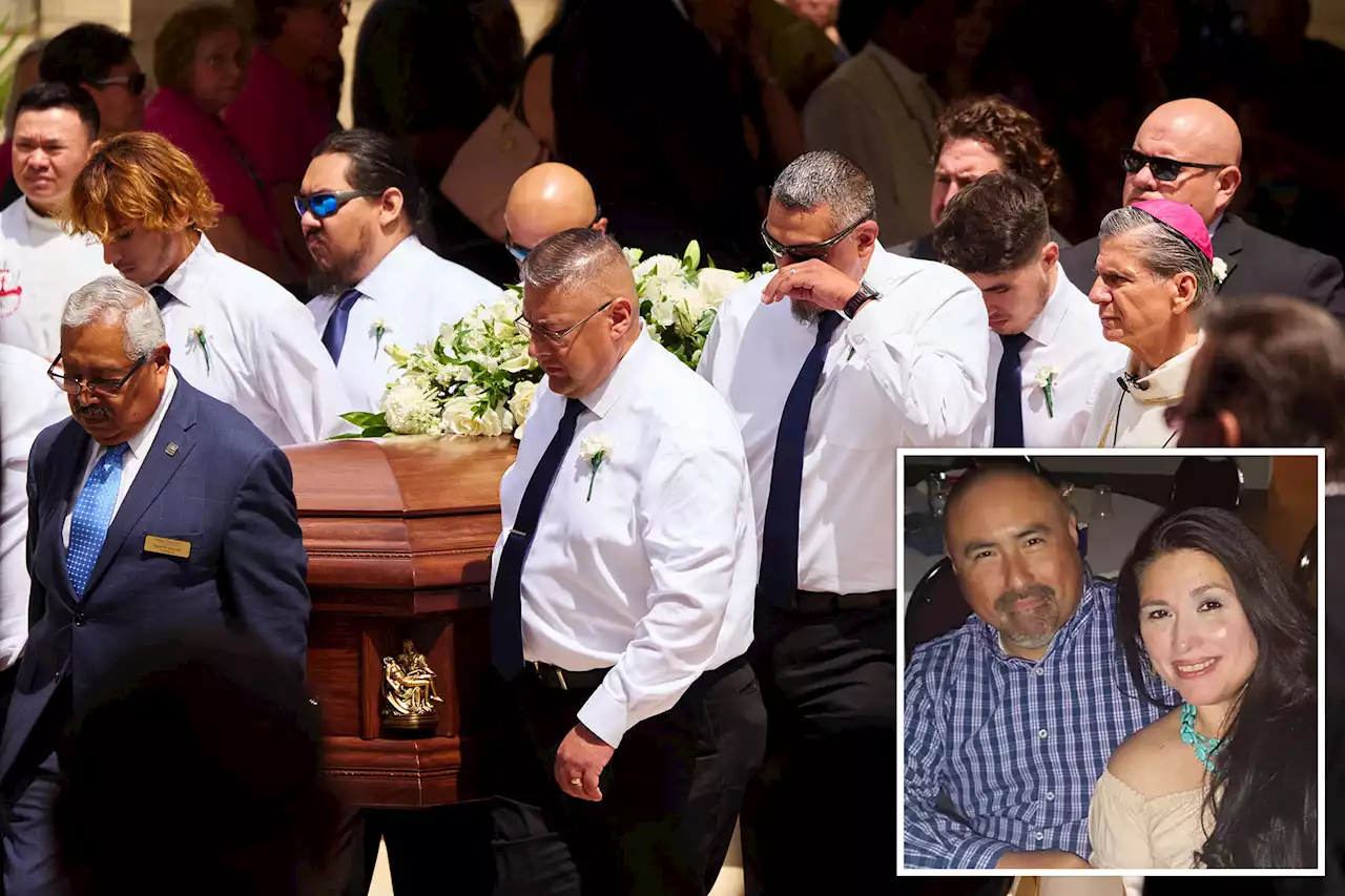 Hero Uvalde teacher Irma Garcia, heartbroken husband are laid to rest