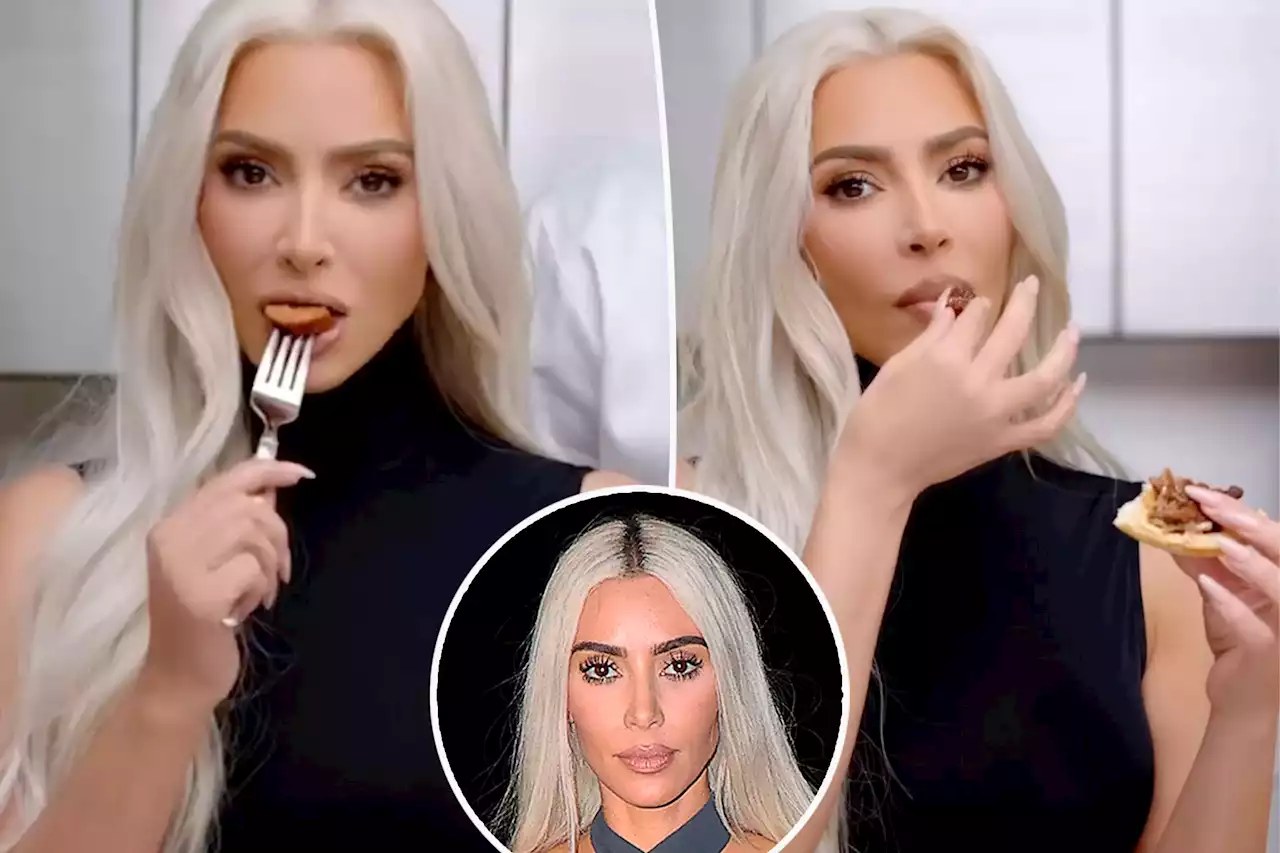 Kim Kardashian proves she tasted food in Beyond Meat ad after fans mocked her