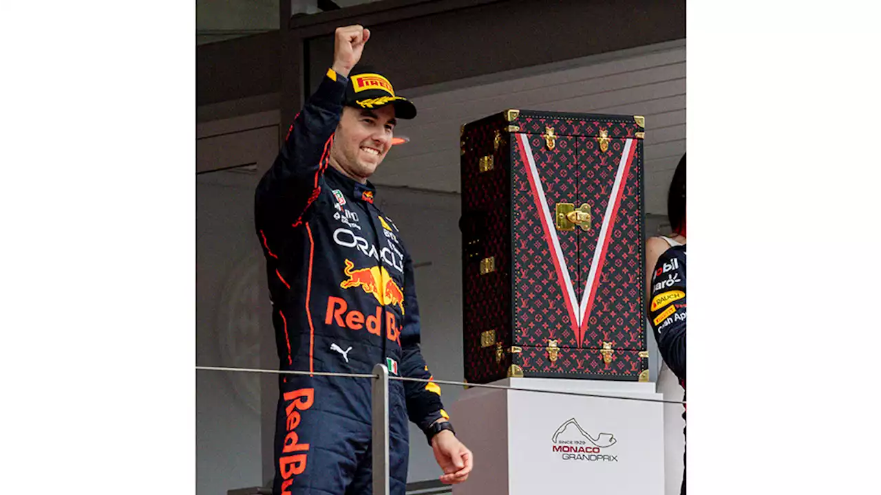 Driver Sergio Pérez’s Monaco Grand Prix Trophy Comes in a Special-Edition Louis Vuitton Trunk