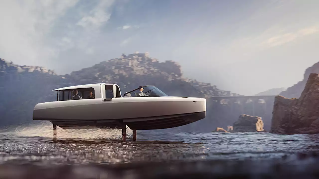 This Sleek New 28-Foot Electric Foiling Yacht Is Here to Make Water Taxis Luxurious and Emissions Free