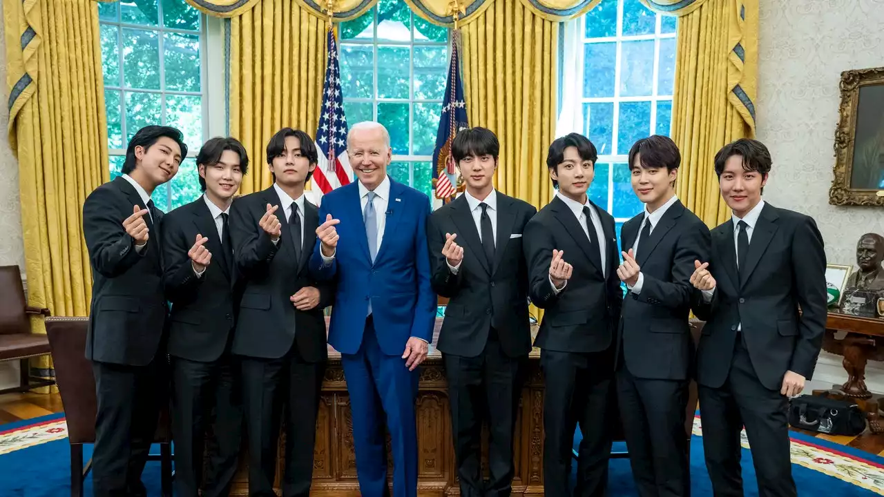 Inside BTS’s Landmark White House Visit to Denounce Anti-Asian Hate