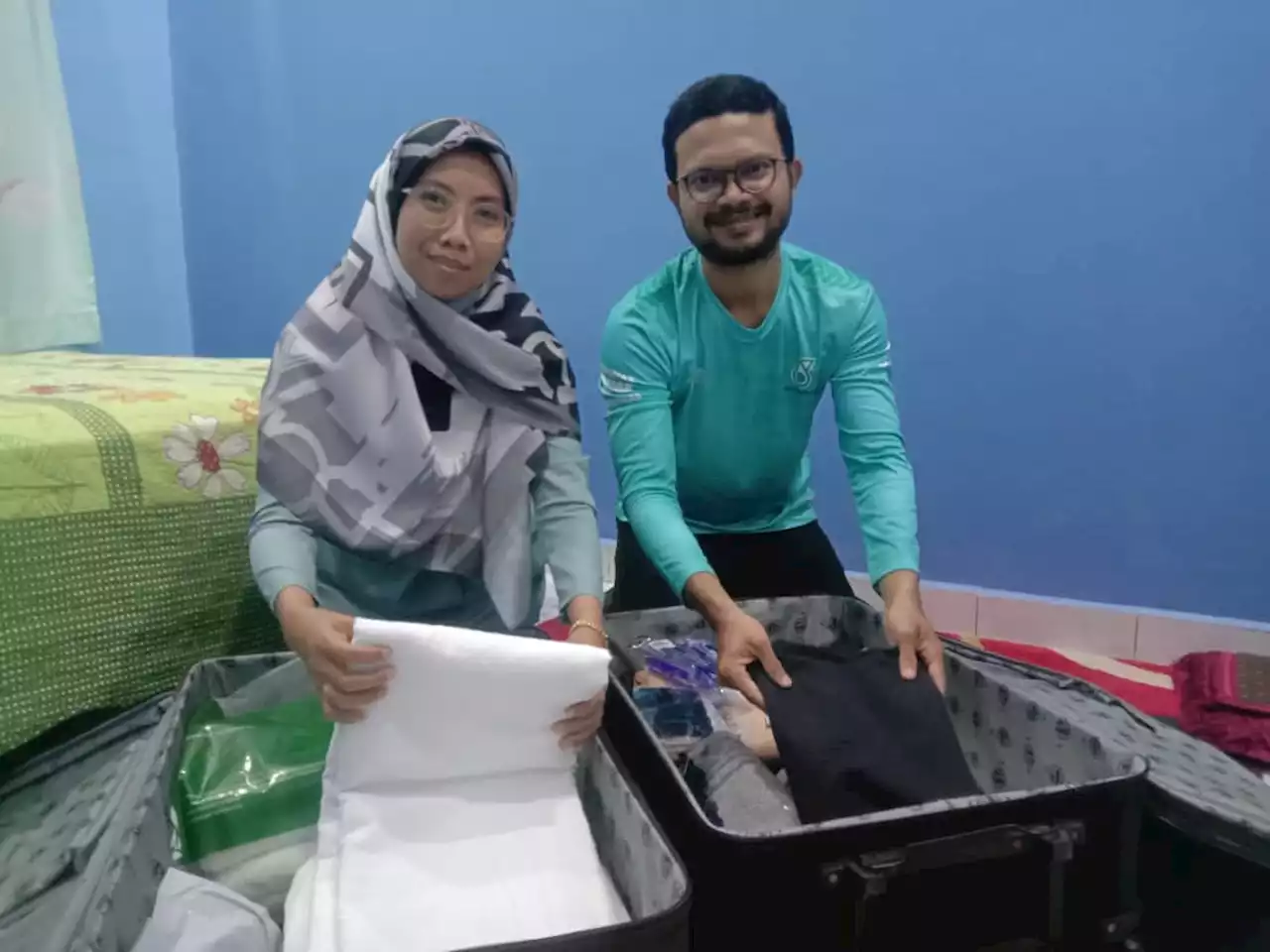 Pasangan tak sabar tunai haji