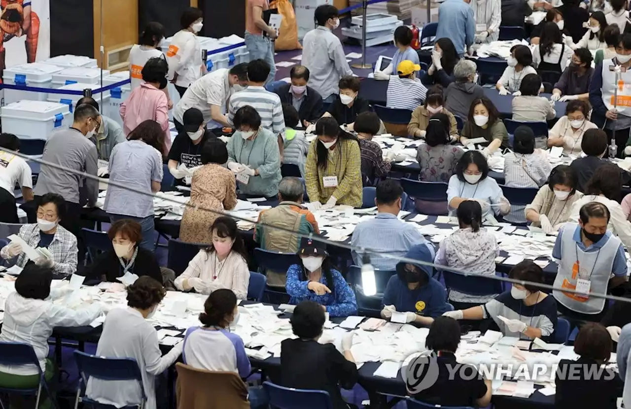 6·1 지방선거 투표율 잠정치 50.9%…역대 2번째로 낮아(종합) | 연합뉴스