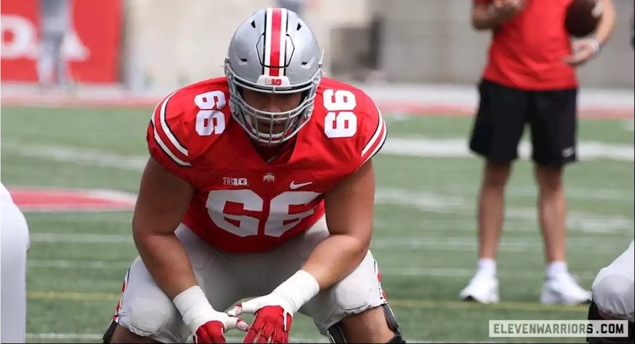 Enokk Vimahi Playing for His Late Father, Feeling “A Lot More Confident” As He Competes for Role on Ohio State’s Offensive Line