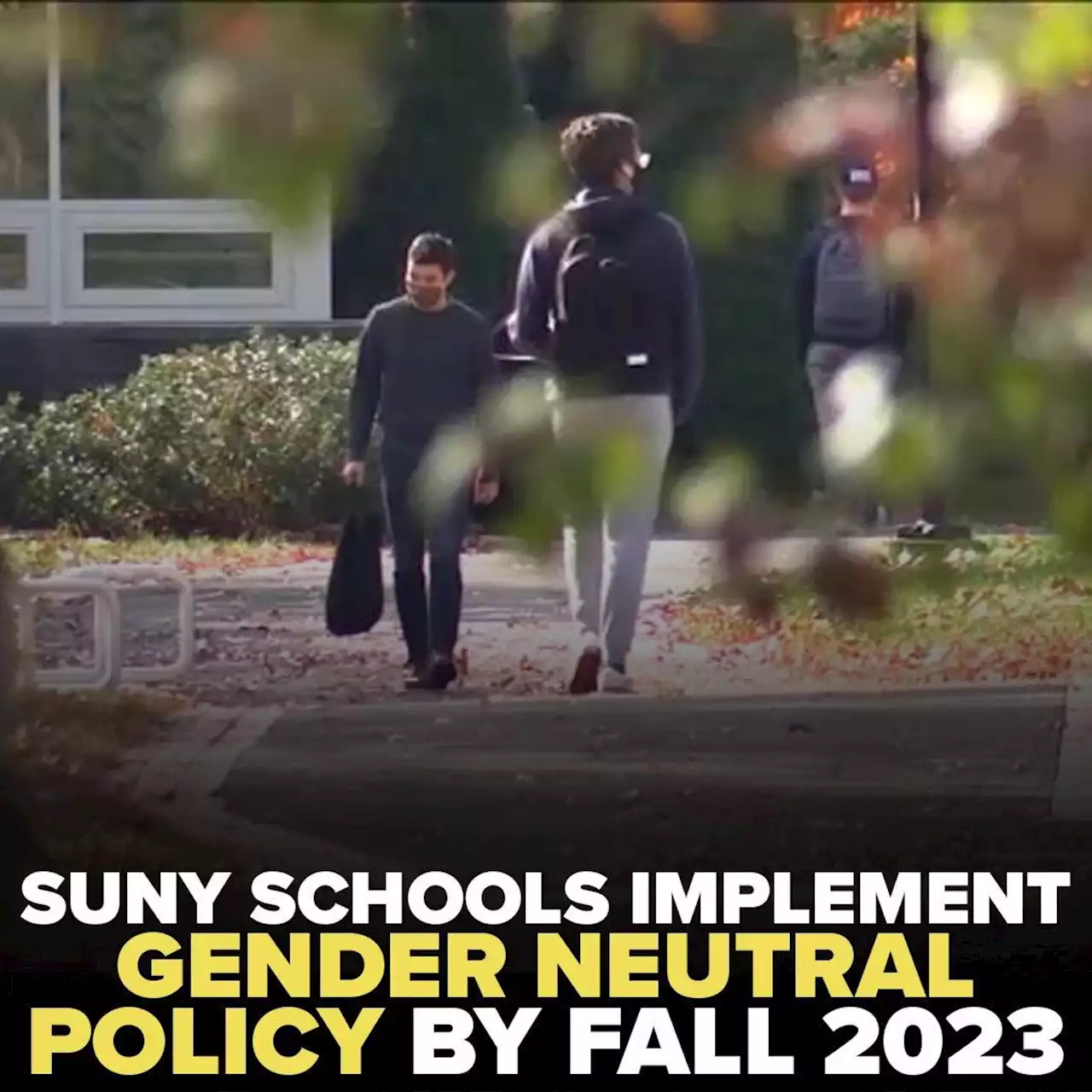 SUNY schools implementing gender-neutral policy by Fall 2023