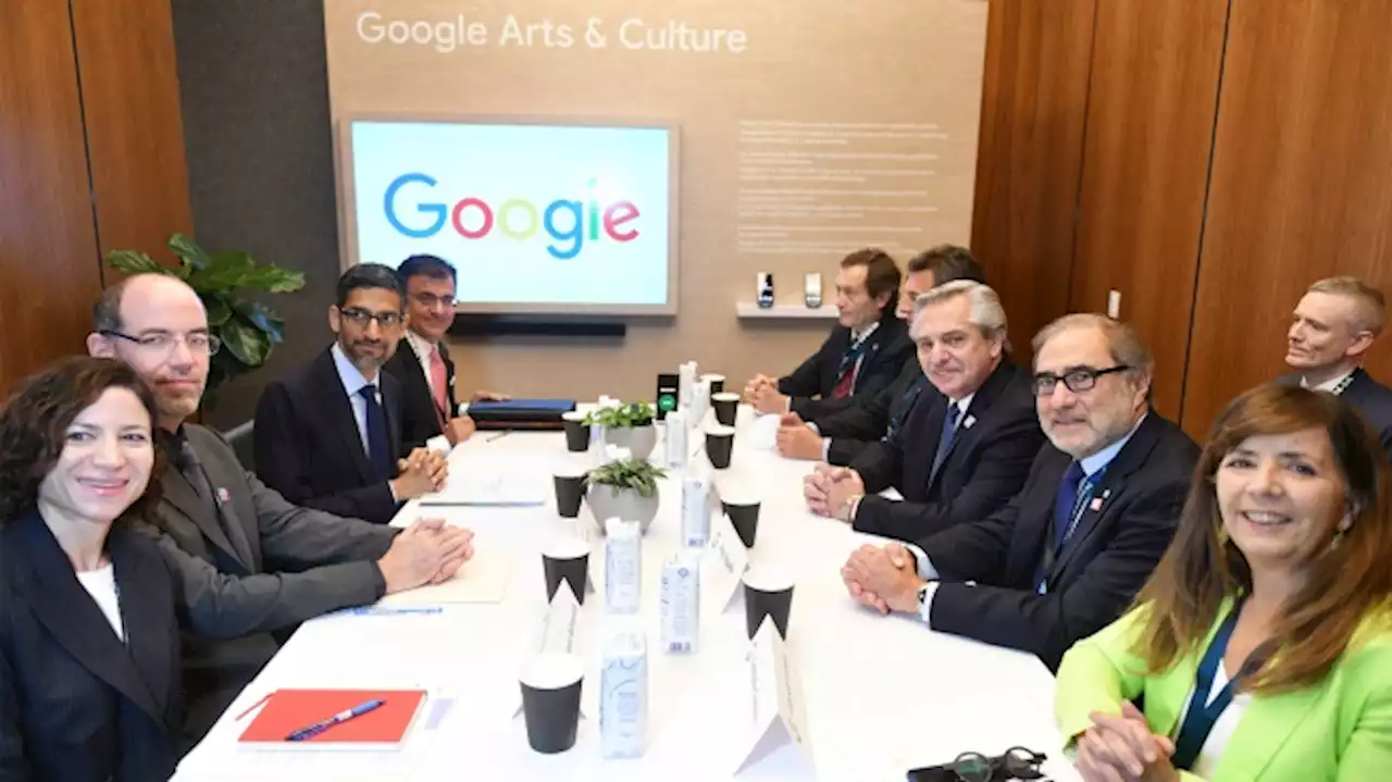 El CEO de Google le anunció a Fernández una inversión de USD 1.200 millones en la región