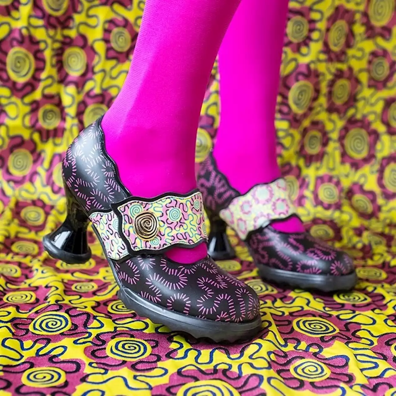 Happy Feet! We ship the new Fluevog x Zandra Rhodes collab!