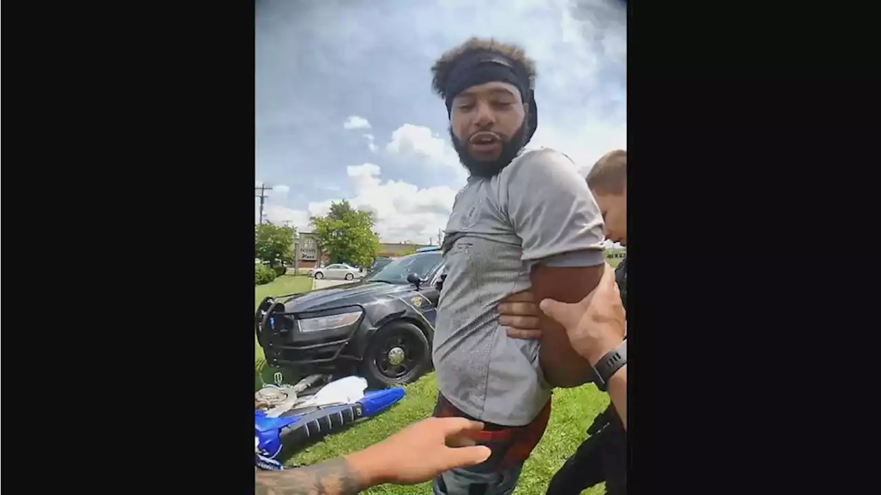 Reckless driver knocked off stolen dirt bike by East Cleveland police