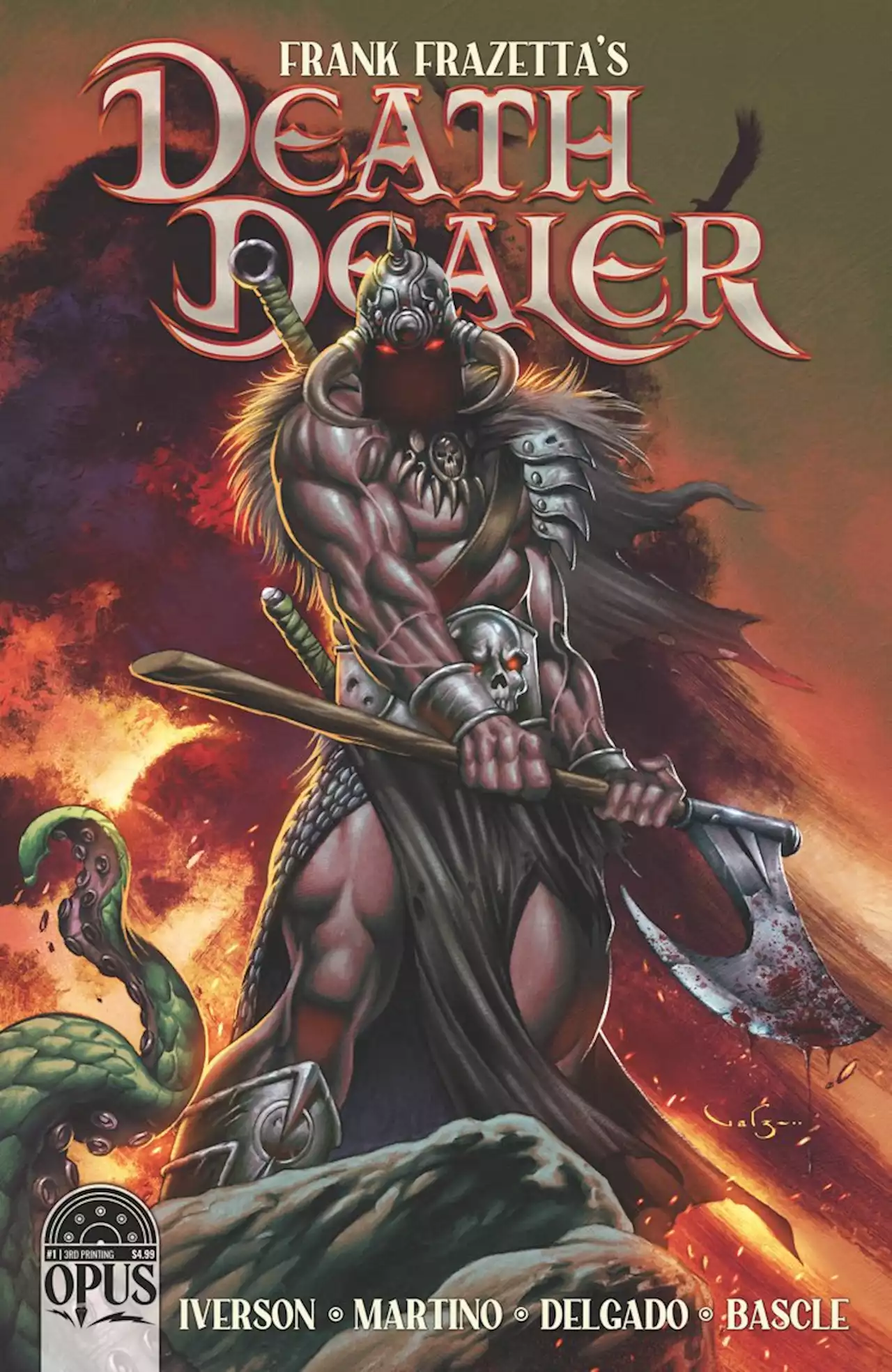 Opus Comics Announces Frank Frazetta's Death Dealer #1 Getting a Third Printing