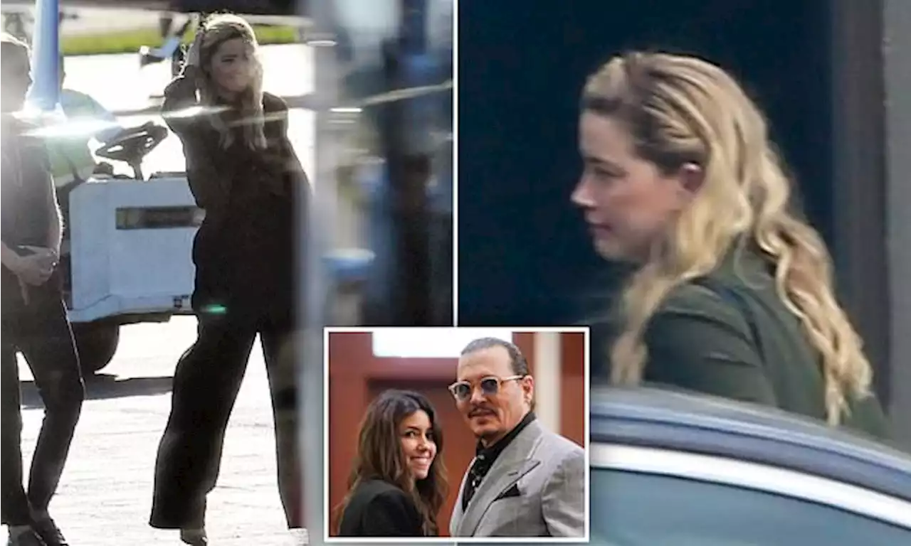 Amber Heard is seen for first time since bombshell Johnny Depp verdict