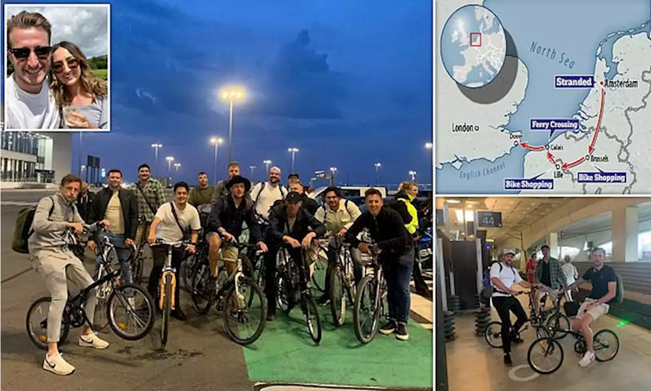 Stag party stranded abroad by scrapped flight buy bikes to get home