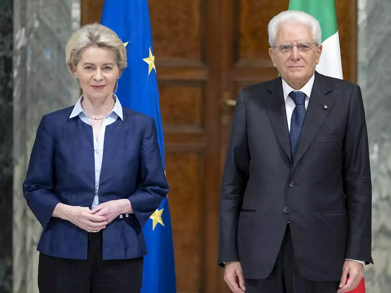 Von der Leyen: piano Marshall per Kiev. E Mattarella spinge l'Ucraina in Europa