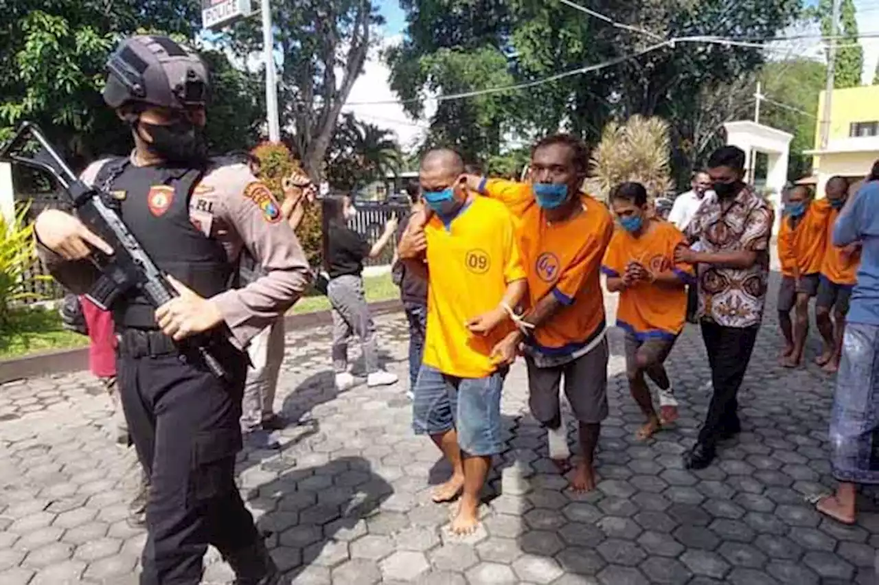 Lima Pencuri Motor Dibekuk, Dua Ditembak dan Statusnya Residivis