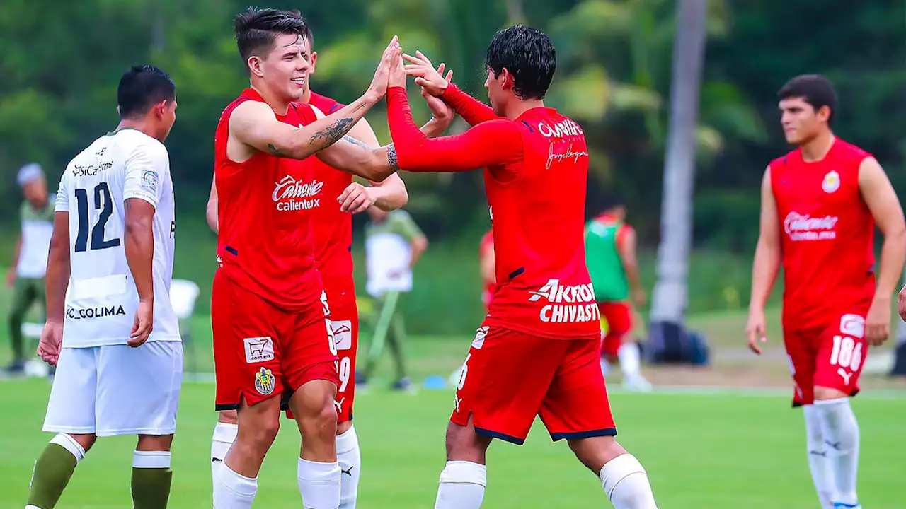 Chivas vence a Caimanes de Colima en su primer amistoso