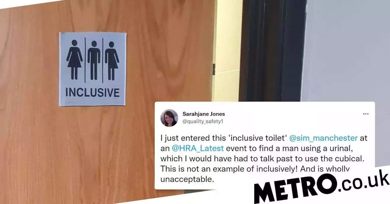 Professor's fury at seeing man urinate in 'gender neutral' toilet