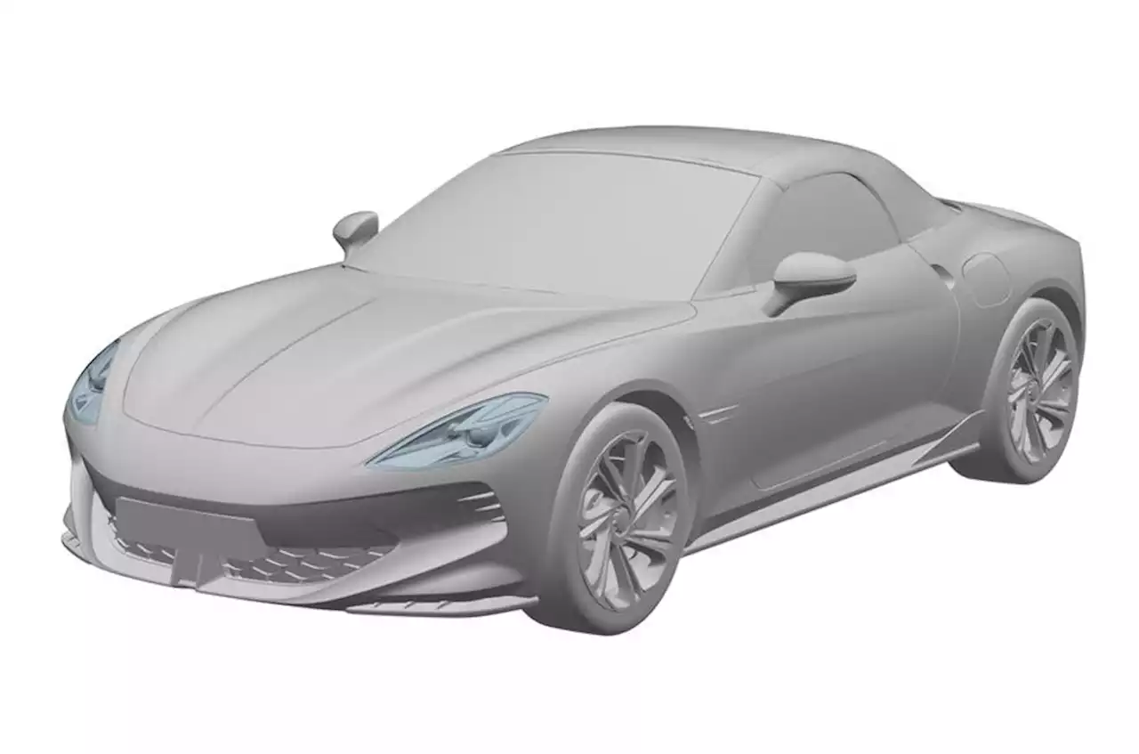 MG electric sports car possibly revealed in patent drawings