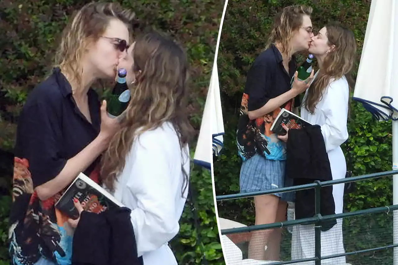 Cara Delevingne spotted making out with singer Minke in Italy