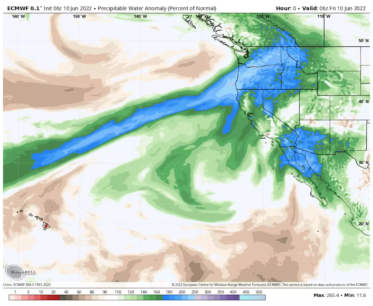 Exceptional June rain soaks Pacific Northwest due to atmospheric river