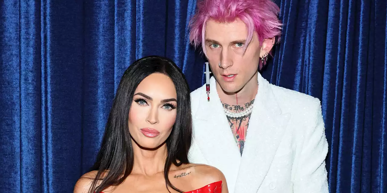 Megan Fox and MGK Wore Matching Blood-Themed Outfits, Because Of Course They Did