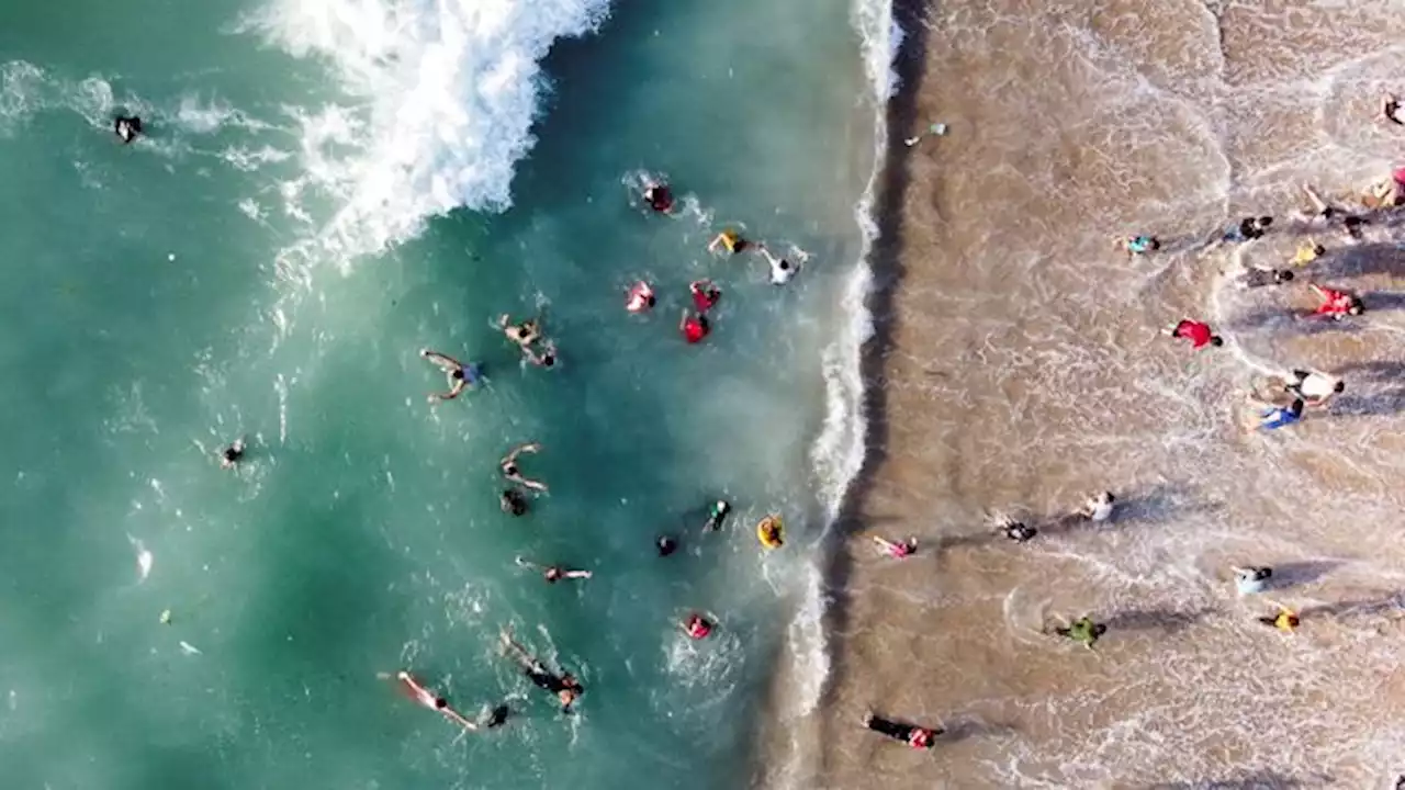 Penampakan Pantai Gaza yang Bersih untuk Pertama Kalinya