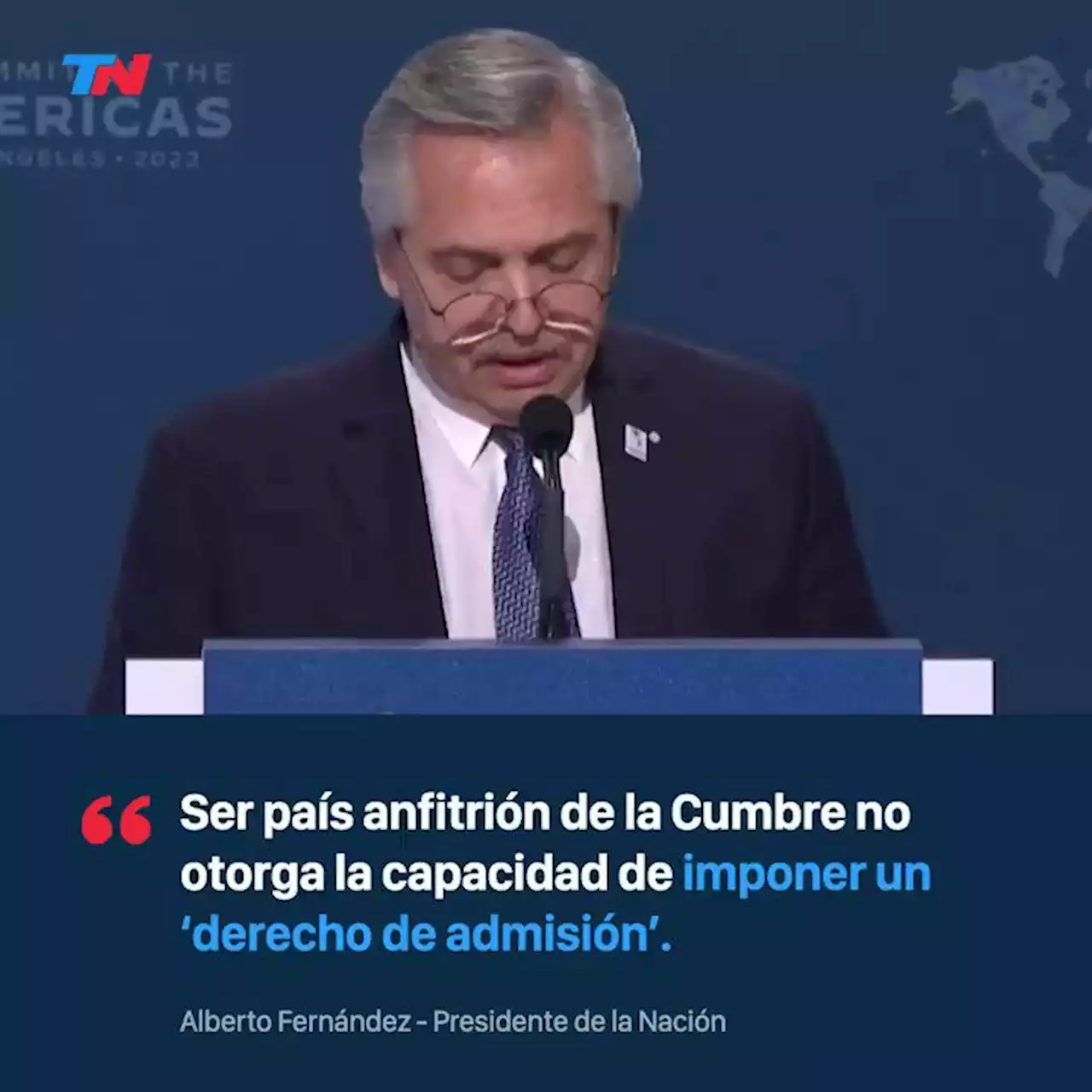 Alberto Fernández, en la Cumbre de las Américas: “El silencio de los ausentes nos interpela”