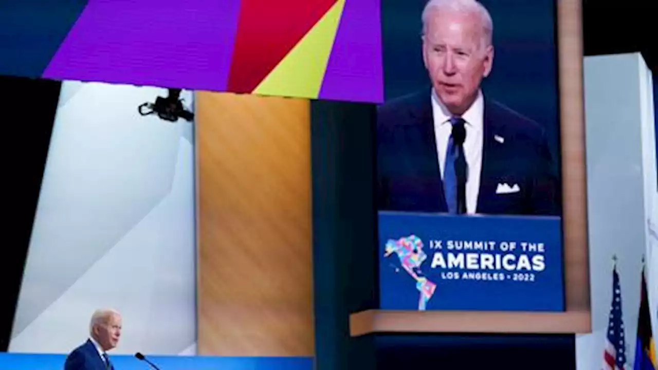 Biden rebuked as he pitches economic plan at Americas summit