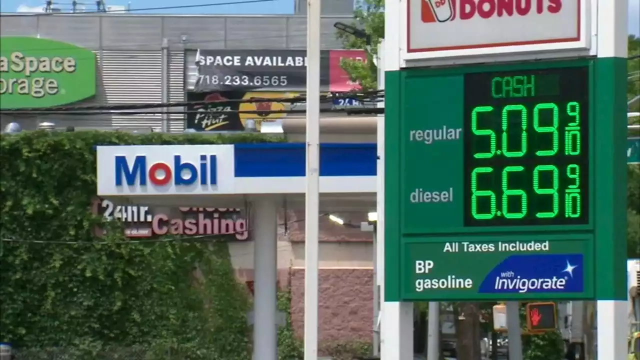 The average gas prices reach up to $5 a gallon across the United States