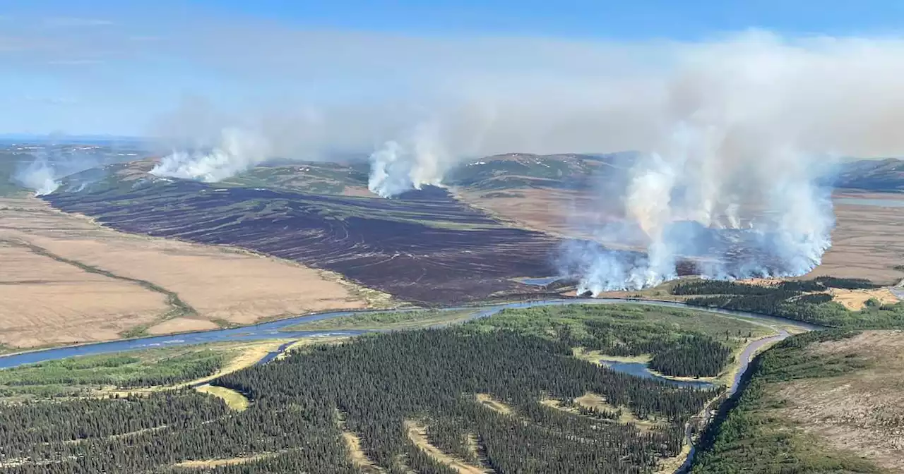 Residents warned of possible evacuations as winds push tundra wildfire closer to Southwest Alaska villages