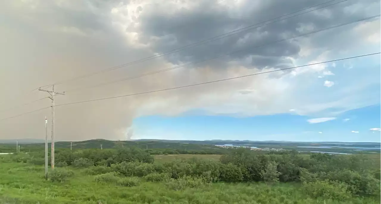 East Fork Fire nearing St. Mary’s