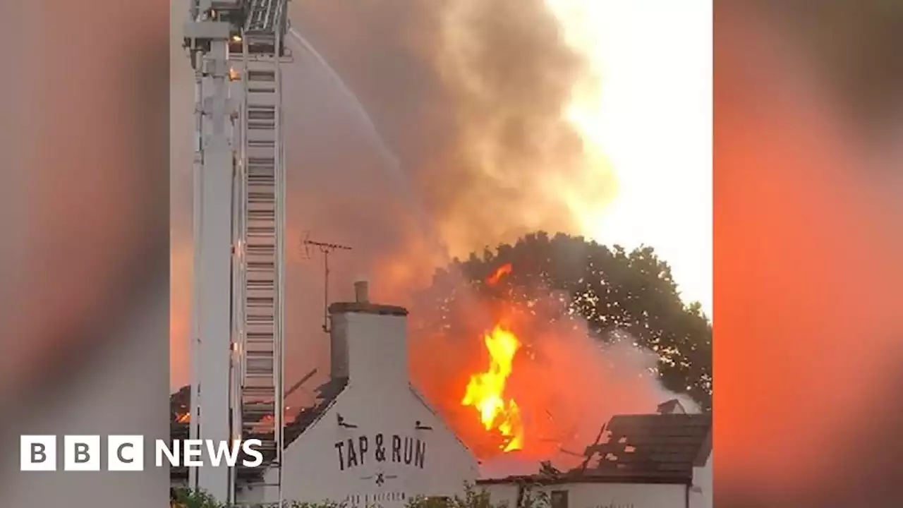 Stuart Broad: England cricketer's pub gutted by fire