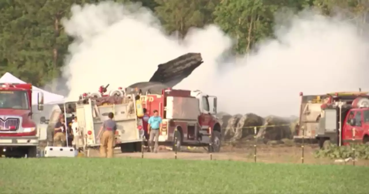 Man killed, 3 firefighters injured when wildfire ignites North Carolina structure full of fireworks