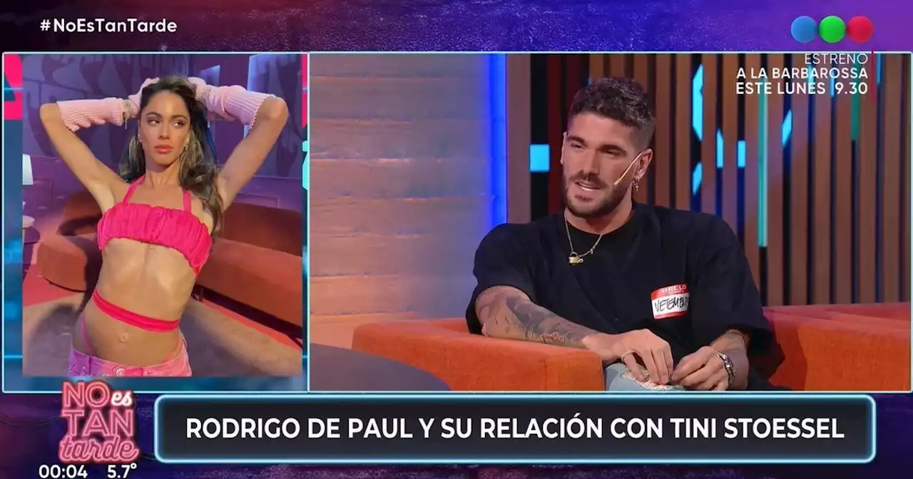 Rodrigo de Paul habló por primera vez de su romance con Tini Stoessel