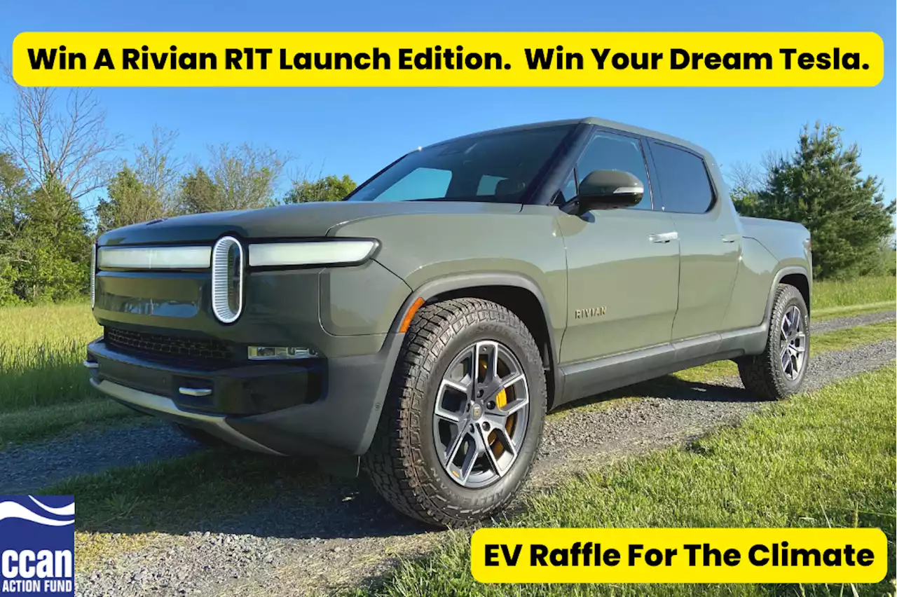 Rivian Truck Raffle: You Get the Keys NOW! Tickets Support Fight Against Climate Change.