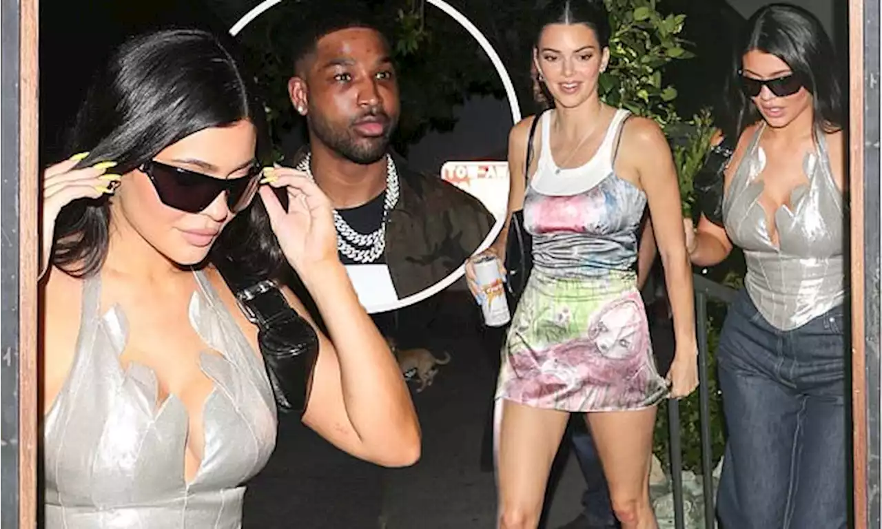 Kylie Jenner attends a friends party with sister Kendall in LA