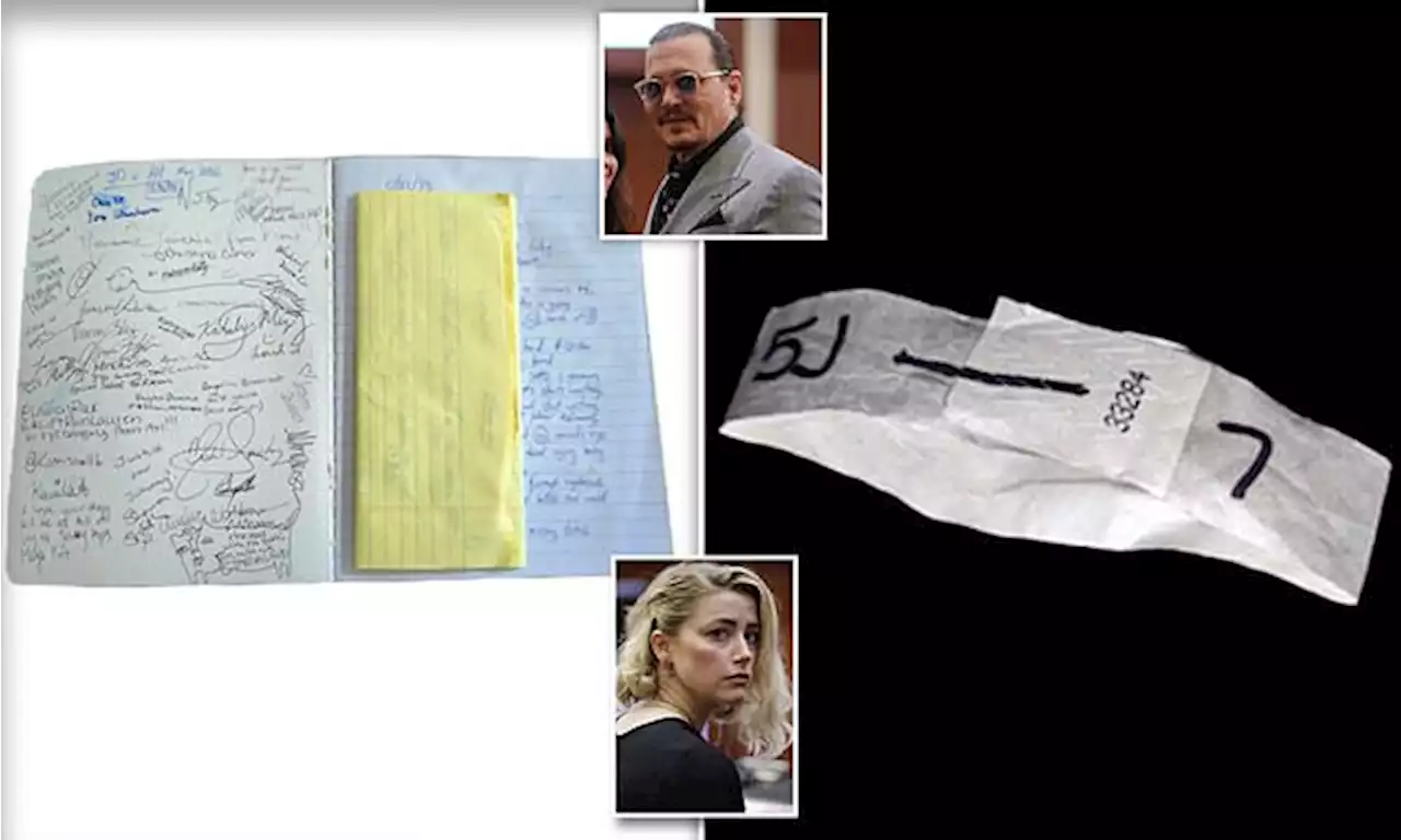 Memorabilia from Depp-Heard trial sells for THOUSANDS of dollars