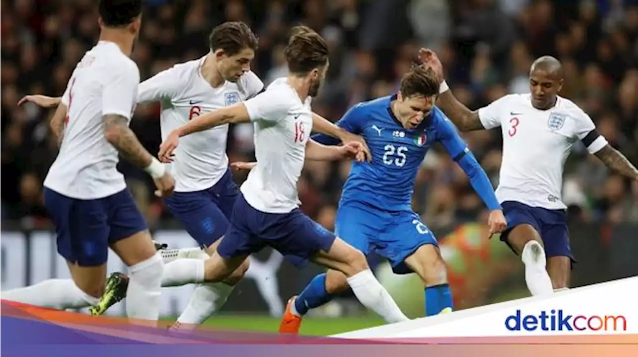 Head to Head Inggris Vs Italia: Gli Azzurri Unggul Atas Tiga Singa