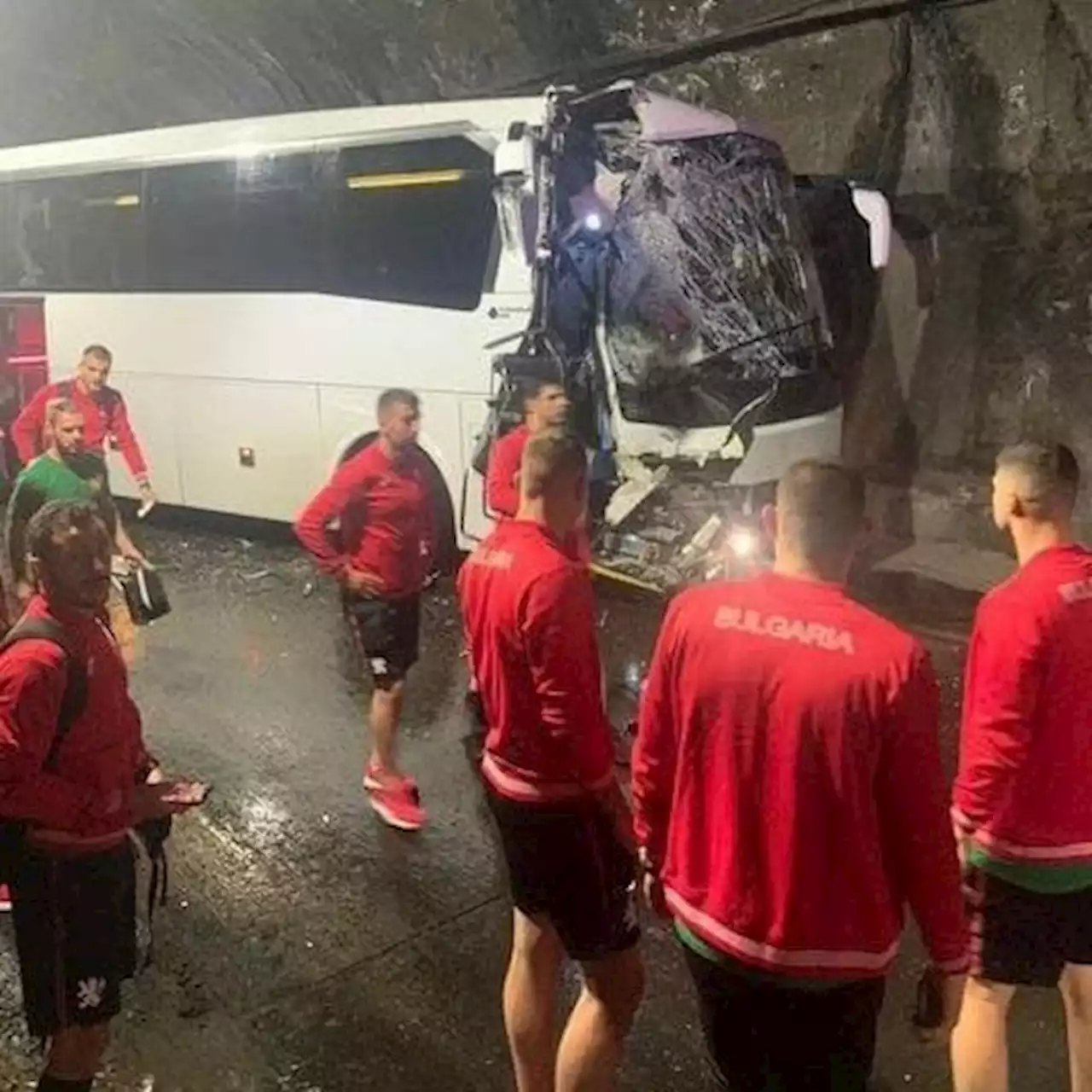 Nations League: Autobús de Bulgaria sufrió accidente de tránsito