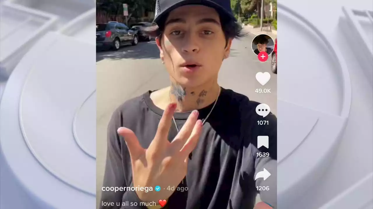 TikTok star Cooper Noriega dead at 19, TMZ reports