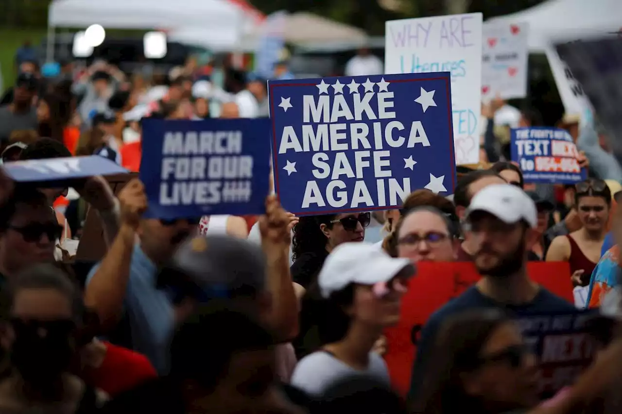 Protesters rally against gun violence in Washington and across U.S.