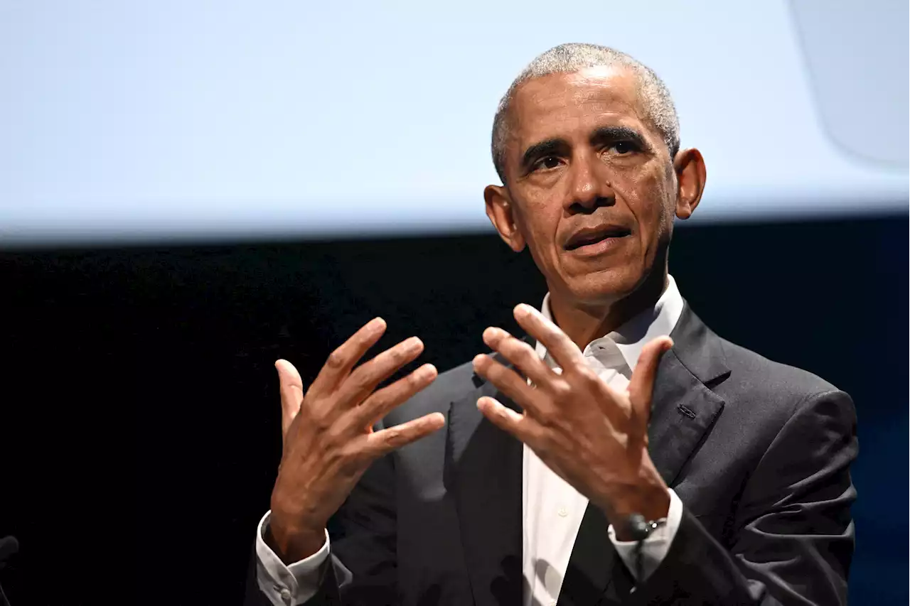 Barack Obama urges 'fight' against autocracies at home and abroad