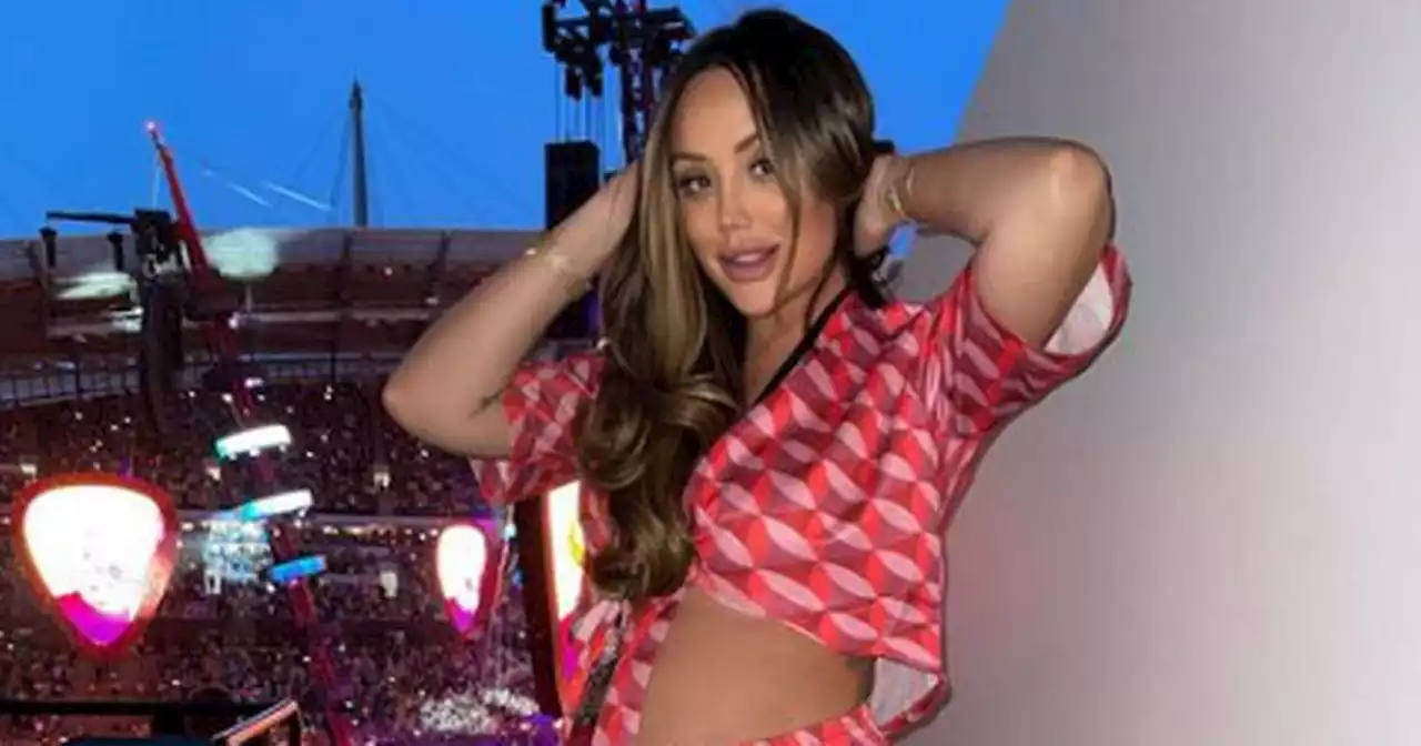 Charlotte Crosby celebrates pregnancy curves and flaunts baby bump in crop top