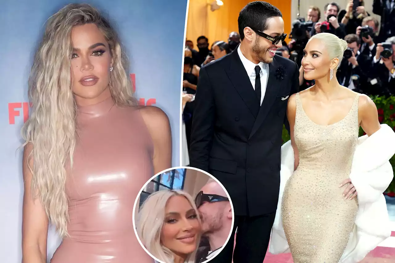 Khloé Kardashian confirms Kim ‘is in love’ with Pete Davidson