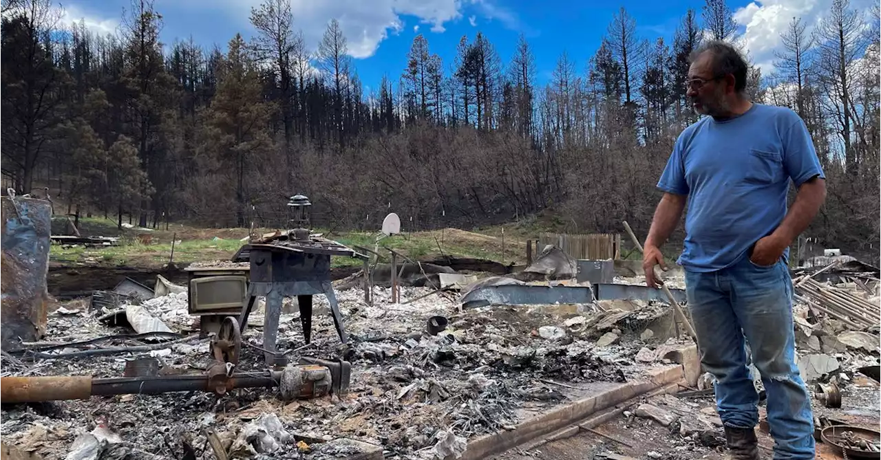 People who lost homes in New Mexico wildfire hope Biden can help