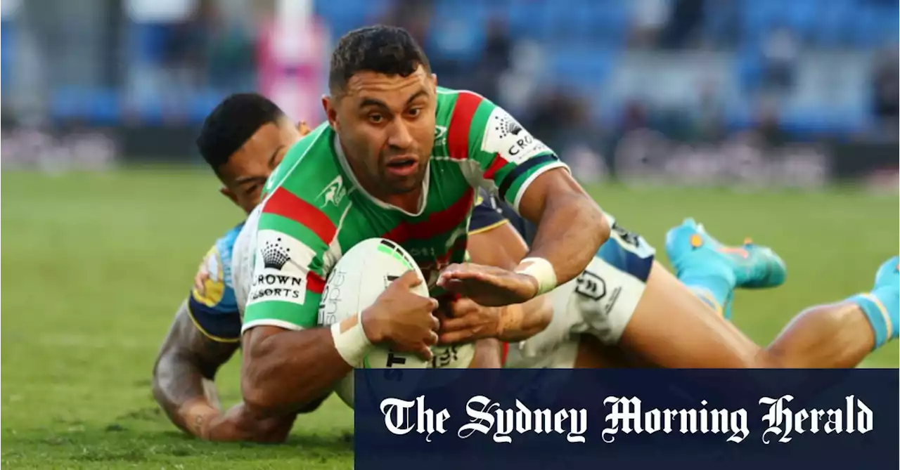 Johnston bags hat-trick in Rabbitohs win over Titans