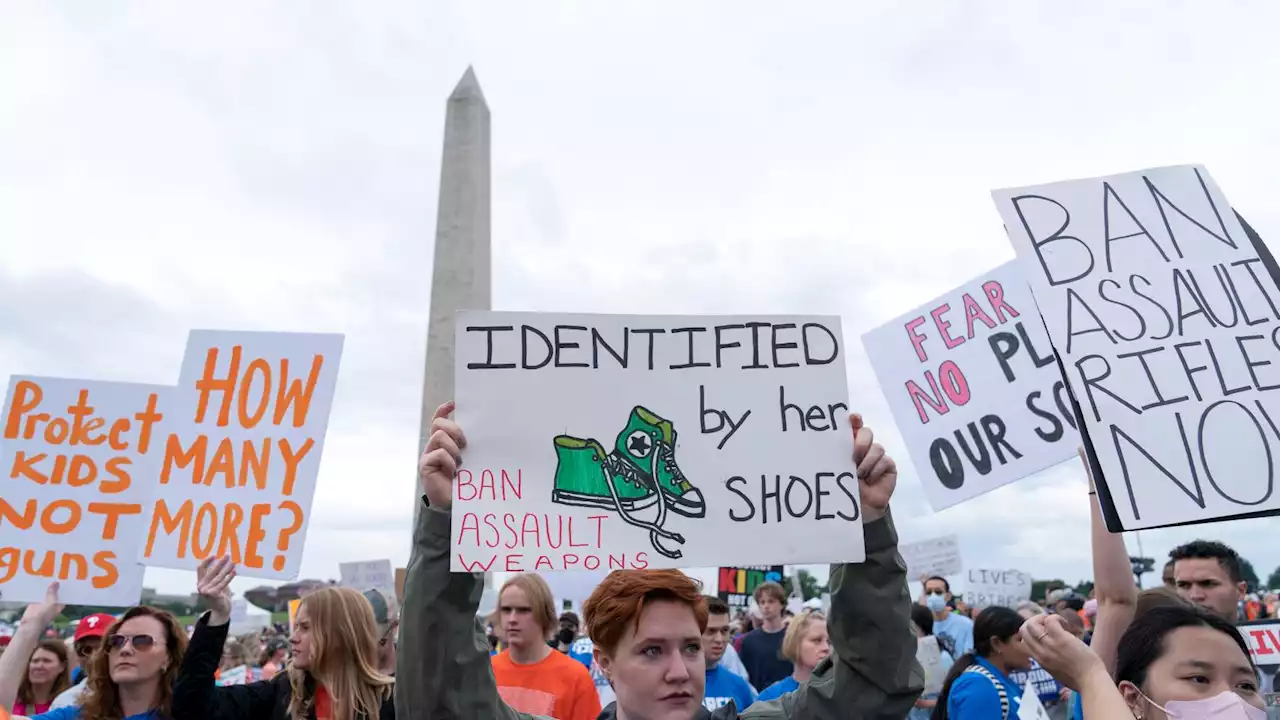 Thousands rally to demand gun law changes: See scenes from across US