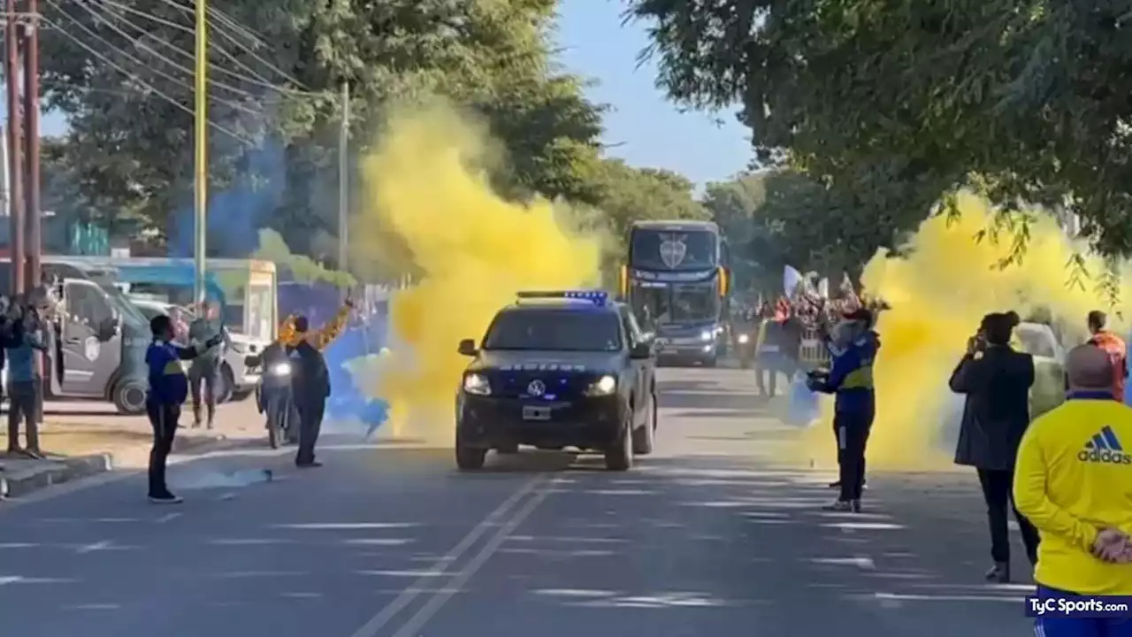 Boca llegó a Santiago del Estero y los hinchas desataron la fiesta - TyC Sports