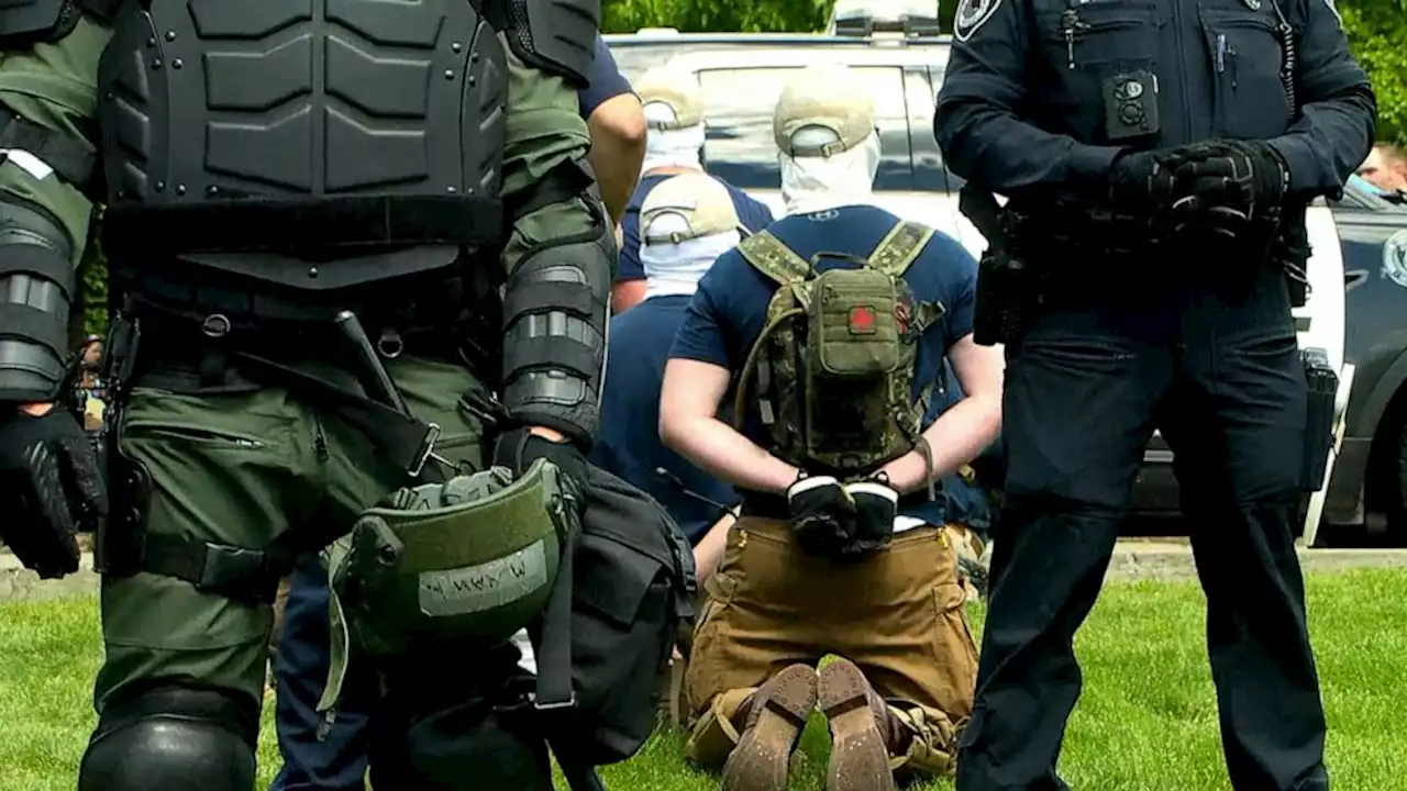 31 Patriot Front members arrested near Idaho pride event