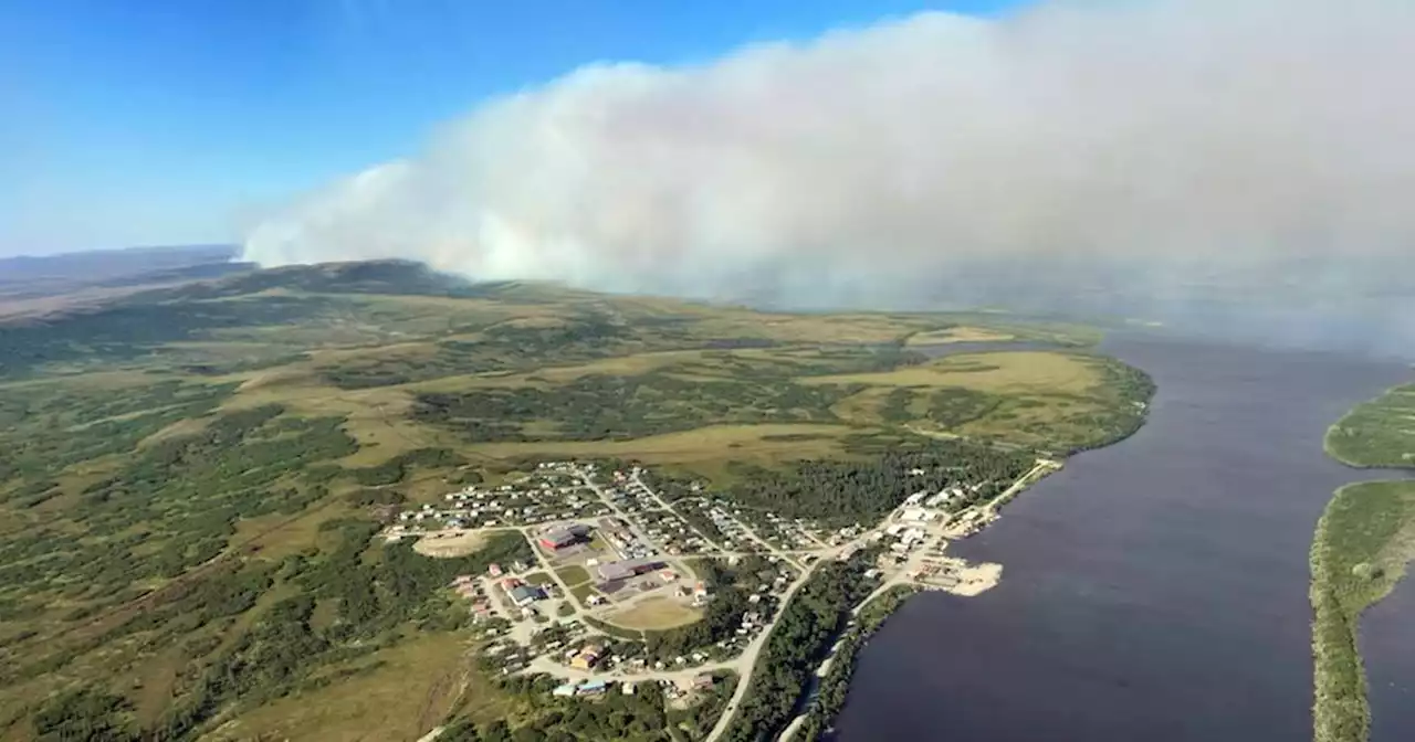 Tundra fire slows, but still aiming at Southwest Alaska villages