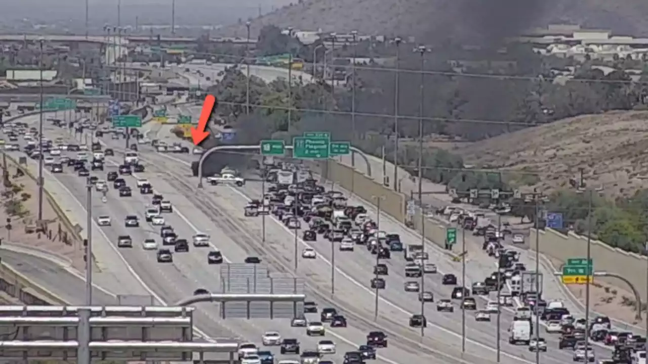 Loop 101 Pima Freeway westbound closed in Phoenix